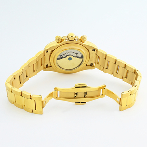 Luxury Mens Diamond Watch Stainless Steel Fashion Gfl-J9001 Mechanical <b>Wristwatches</b> OEM ODM - Product Image 4