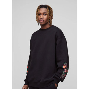 เสื้อกันหนาวมีฮู้ดขนแกะหนาสำหรับผู้ชาย, เสื้อกันหนาวมีฮู้ดสีทึบทรงหลวมสำหรับออกกำลังกายฟิตเนส - Product Image 2