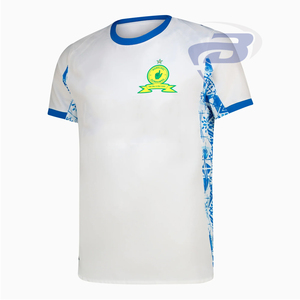Camiseta de Fútbol Mamelodi Sundowns, Ropa Deportiva Unisex, Sublimación, Ropa Deportiva de Equipo de Fútbol, Logotipo Personalizado, Transpirable, Verano, 100% Poliéster - Product Image 1