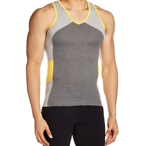 Camisetas sin mangas de algodón informales para hombre al mejor precio, camiseta de fitness transpirable y de secado rápido con método de tejido de punto con logotipo personalizado - Product Image 6