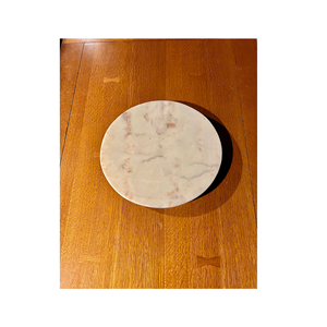 Bandeja perezosa de mármol de estilo moderno, bandeja de mármol, bandeja de mármol rectangular ovalada y pieza de Accesorios Negros - Product Image 5