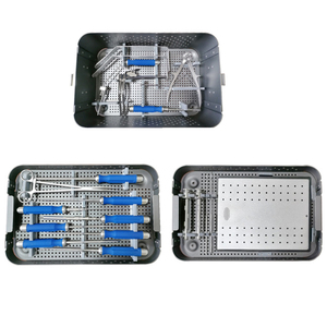 Kit d'instruments chirurgicaux manuels réutilisables pour système cervical antérieur, le plus vendu, à prix abordable - Product Image 1