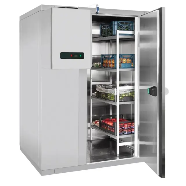 Küçük boy buzdolabı soğuk depolama dondurulmuş gıda odası