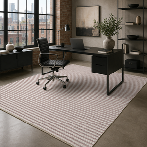 Netline Home Keepsake Linework Warm Brown Modern Washable <b>Rug</b> - Product Image 4