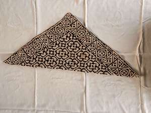 Black Color Very Unique Print Bagru Dabu Hand Made Block Printed 100% Organic Pure Cotton <b>Bandanas</b> for Women Wholesale Price - Product Image 5