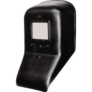 Écran de protection pour soudage avec verre DIN-9 et couvercle en plastique 90 x 110 mm SCHMICO, autocollant réfléchissant promotionnel et lumière - Product Image 1