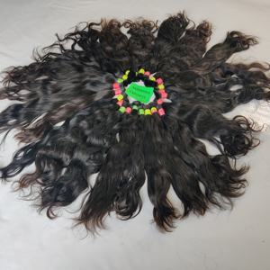 100% cuticule alignée indien vierge en vrac cheveux ondulés pas cher brut naturel Remy y y y compris droite vague de corps Afro Temple vendeurs - Product Image 5