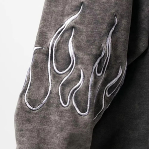 Nuevas Sudaderas con Capucha para Hombre, Lavadas al Ácido, Hechas a Medida, Antiarrugas, Transpirables, de Alta Calidad, con Precio de Mayoreo - Product Image 6