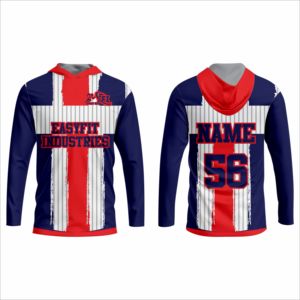 Ensembles de sweats à capuche de basketball personnalisés, grande taille, été, personnalisables avec n'importe quel nom et numéro, pull à capuche sublimé sans manches, sport - Product Image 6