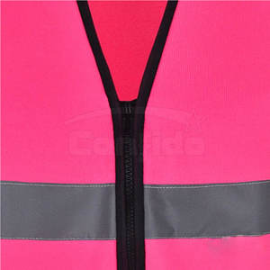 Gilet de sécurité haute visibilité durable pour hommes, matière respirante, bandes réfléchissantes, pour travailleurs, usage extérieur, circulation, industrie - Product Image 4