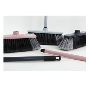 Tête de balai en plastique PP durable, brosse de nettoyage de sol colorée pour la maison et le jardin, balais et pelles à poussière en gros - Product Image 6
