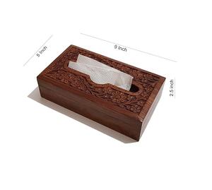 Nouvel arrivage de porte-mouchoirs décoratifs en bois pour la chambre à coucher ajoutant un charme naturel et de la chaleur à la décoration intérieure contemporaine - Product Image 2