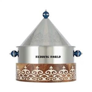 Calentador de Comida de Metal, Nuevo Diseño Artesanal, Cazuela de Lujo, Nuevo Calentador de Comida de Metal Más Vendido - Product Image 3