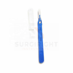 Poignée de scalpel en plastique | Instruments dentaires médicaux chirurgicaux jetables à usage unique de poignée de BP par des instruments de Surgiright - Product Image 2