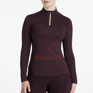 Couche de base d'équitation pour femmes en gros tissu léger, élégant et durable mouvement flexible couche de base de confort respirante - Product Image 1