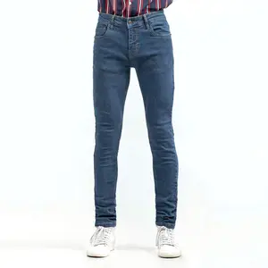 Fabrication 100% Top Haute Qualité Slim Fit Hommes Jeans Décontractés Bas Prix Logo Personnalisé Hommes Jeans Décontractés