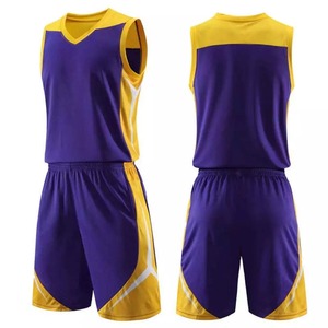 Precio bajo Baloncesto Jersey Uniforme Antibacteriano Hombres Transpirable Secado rápido Baloncesto Uniforme - Product Image 2