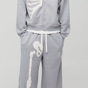 2025 Customized <b>Slim</b> Fit Long Sleeve <b>Men's</b> Jogger Training Suits Wholesale Fitness Running Plain Sweat Suits For <b>Men</b> - Product Image 5