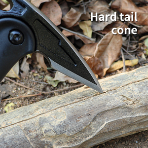 ด้ามพลาสติกไนลอนเกรดอุตสาหกรรมแบบใบมีดสองชั้นทำจากสเตนเลสขวานพิซซ่าเครื่องมืออเนกประสงค์สำหรับห้องครัว - Product Image 3