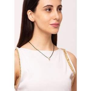 Designer Mangalsutra <b>For</b> <b>Women</b> With Premium Gold Plating And Beautiful Pendant Suitable <b>for</b> Wedding And Festive Wear - Product Image 4