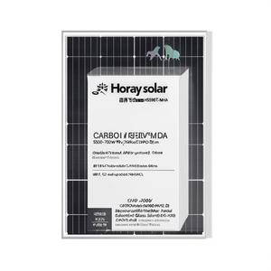 Panneau solaire monocristallin bifacial Horay Solar HS590TC-MHA 550W-700W, certifié TUV, face en verre - Product Image 2