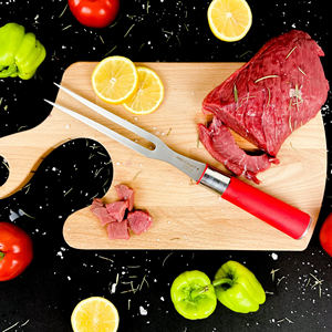 Fourchette à viande à découper de qualité supérieure Fourchette à steak Barbecue Couteaux de cuisine Meilleur vendeur Couteau en acier inoxydable 2024 Nouveau design - Product Image 3