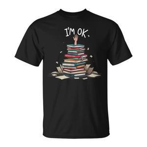 T-Shirt 'Ok Nerd' per Bibliotecari e Insegnanti, Abbigliamento Promozionale a Tema Scolastico - Product Image 1