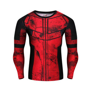 New Wholesale Custom Logo Rashguards for Men and Long Sleeve Compression Full Sleeve Shirt <b>BJJ</b> <b>Rash</b> <b>Guard</b> - Product Image 5