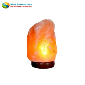 100% Pure Organic Himalayan Natural White Color Salt Lamp Carved Geometric Shape with High Quality Box <b>Packing</b>-Sian Enterprises - Product Image 2