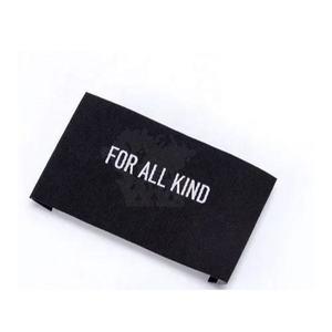 ป้ายผ้าคอตตอนโพลีเอสเตอร์สำหรับเสื้อผ้าฉลากผ้าทอแบบกำหนดเองสำหรับเสื้อผ้า - Product Image 2