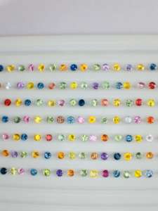 Pierre précieuse naturelle multi saphir taille brillant AAA qualité AAA lustre avec une belle couleur belles pièces parfaites pour la fabrication de bijoux - Product Image 3