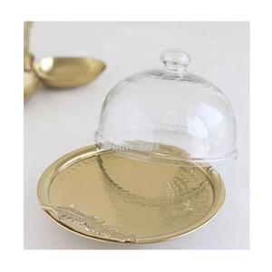 Wooden Chocolate Serving Tray With <b>Glass</b> <b>Dome</b> Premium Quality Customized Size Dessert Serving Tray With <b>Dome</b> - Product Image 3