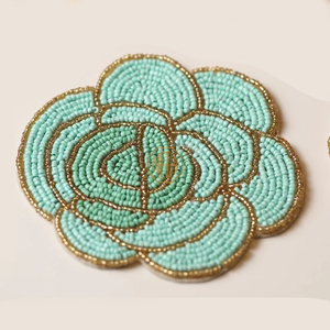 แผ่นรองแก้วแก้วลูกปัดทันสมัยปี 2026 ชุดเครื่องใช้บนโต๊ะอาหารหลากสีสันสำหรับรับประทานอาหาร งานแต่งงาน โต๊ะกาแฟ และการสั่งซื้อจำนวนมากแบบขายส่ง - Product Image 1