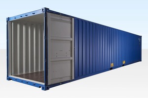 Contenedor de Envío Seco Azul de 40 Pies, Nuevo Contenedor Vacío para Transporte de Mercancías, Contenedor de Envío Ankara - Product Image 6