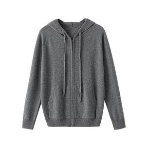 2025 Basic <b>Hooded</b> <b>Knitted</b> Men's Sweater Zipper Hoodie 100% Wool <b>Knitted</b> <b>Cardigan</b> - Product Image 1