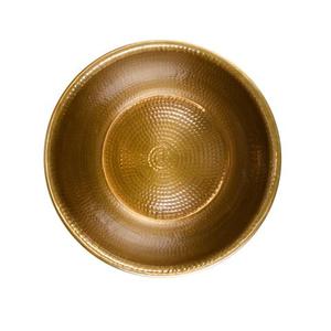 Bol de spa pour les pieds en cuivre de qualité supérieure Relaxation thérapeutique Pédicure Bol en métal couleur argent pour le trempage et le massage des pieds - Product Image 4