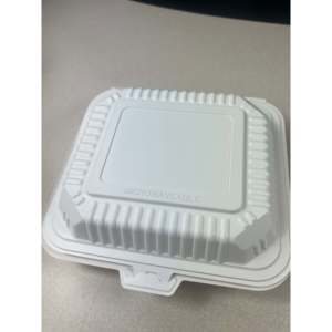 ProTakeOut [7.5 X 7.5 X 2.5 Pulgadas] Contenedores Blancos para Llevar Comida, 3 Compartimentos, Paquete de 150, Cierre Deslizante Central, Resistentes, Ecológicos, MFPP - Product Image 5