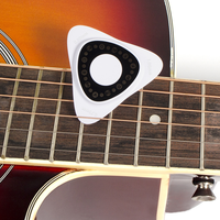 Nouvel accordeur de sélection 4-en-1 12 tons égaux Temperament Tuning 3 pics d'épaisseur pour tous les instruments à cordes