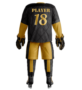 Nueva camiseta de hockey sobre hielo sublimada de calidad superior OEM, logotipo personalizado, uniformes de hockey sobre hielo de tamaño personalizado, transpirables - Product Image 5