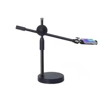 Trépied aérien Table de table Support de prise de vue Trépieds <span class=keywords><strong>avec</strong></span> support pour téléphone portable Bras de flèche pour Smartphones Photographie - Product Image 6