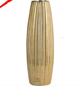 2025 argent brillant fini beau vase à fleurs en métal pour le bureau et la décoration de la maison - Product Image 3