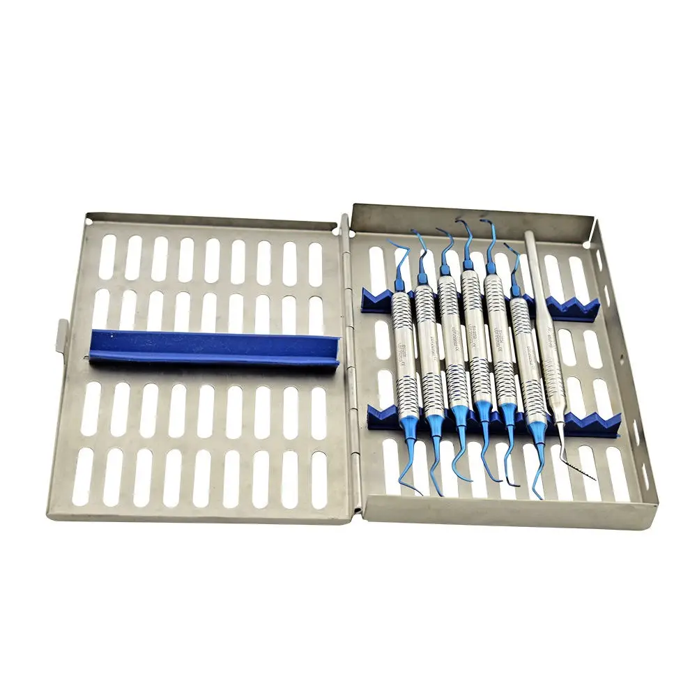 Cấy ghép Nha khoa Bảo trì Scaler & curette Kit cấy ghép nha khoa dụng cụ phẫu thuật Kit CE ISO được phê duyệt