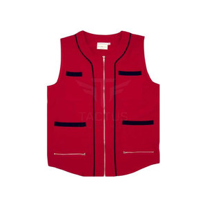 เสื้อกั๊กช่างตัดผมคุณภาพพรีเมี่ยมให้ความรู้สึกหรูหราผ้าเนื้อเรียบสวมใส่สบายแห้งเร็ว - Product Image 1