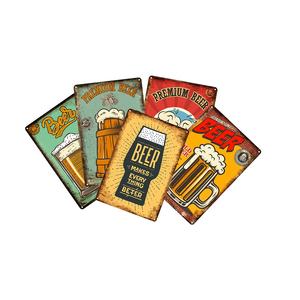 วินเทจRetroเบียร์แอลกอฮอล์ดีบุกป้ายโลหะที่ไม่ซ้ํากันบาร์ผนังแผ่นVINTAGE Plaqueโปสเตอร์Cafeห้องครัวตกแต่งผนังบ้าน - Product Image 4