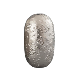 Jarra de Metal sólido de plata moderna hecha a mano, jarrón de suelo de estilo costero, ventana de boda, jarrón decorativo de hierbas para el hogar, decoración terminada - Product Image 3