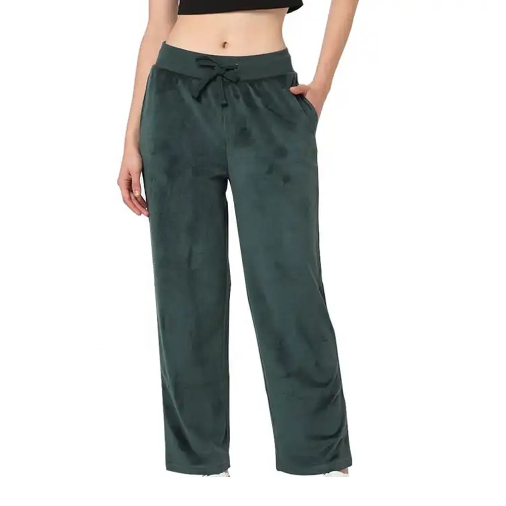 High Fashion Clothing Velvet-Warm Waterproof Cotton Loose-fit Winter OEM Breathable Lightweight Women Comfortable-Trousers