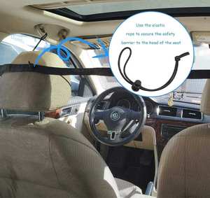 Barrera <span class=keywords><strong>de</strong></span> Seguridad para Perros <span class=keywords><strong>de</strong></span> Alta Calidad para Camionetas, SUV, Sedanes, Malla para Maletero, Cortada a Medida, Divisor <span class=keywords><strong>de</strong></span> Asientos Traseros - Product Image 4