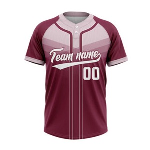 Diseño personalizado logotipo barato en blanco sublimación béisbol Jersey camisas bordadas Unisex Oem - Product Image 2
