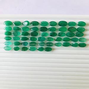 Esmeralda IGI certificada de grado AAA 8*6mm corte de pera ovalada excelente brillo bonito Color verde joyería de piedras preciosas sueltas naturales - Product Image 6