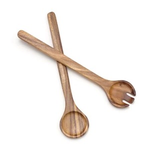 Best Handmade Industrial Classic Wooden Spoon Dishwasher Safe <b>Flatware</b> Set for Tea Serving Kitchen Cooking Party Use - Product Image 5